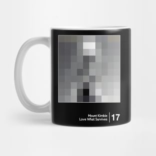 Mount Kimbie / Minimal Style Graphic Artwork Mug